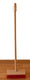 Kinder straatbezem pvc rood. 80 cm. 3+