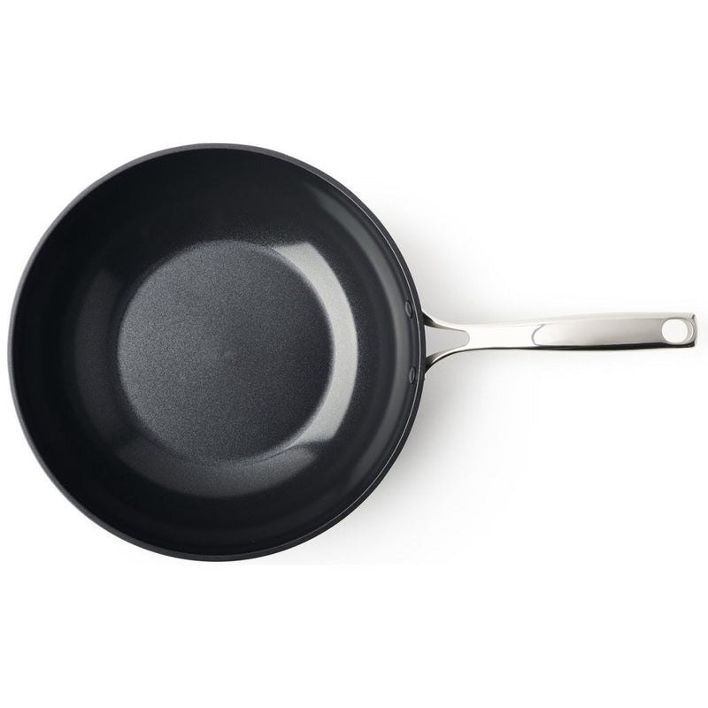 Load image into Gallery viewer, Bk superior ceramic wokpan 30 cm zwart
