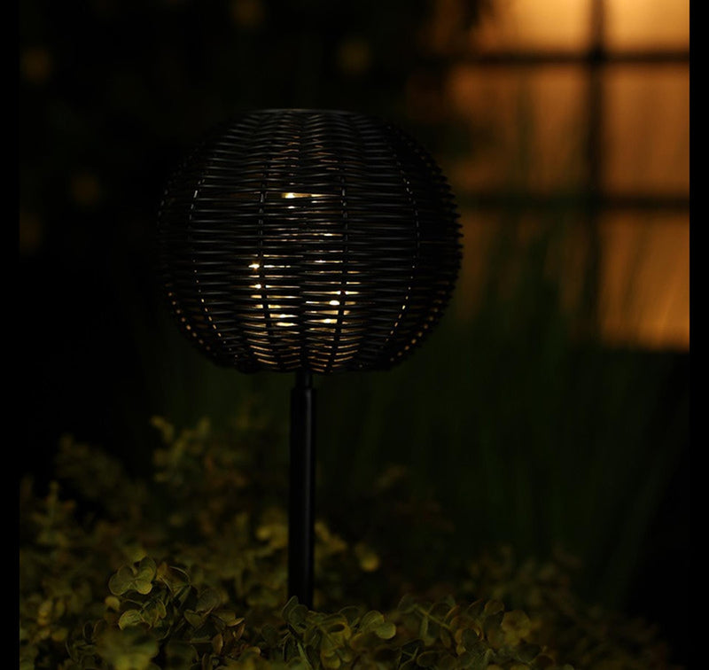 Chargez l'image dans la visionneuse de la galerie, Countryfield solar tafellamp op voet onora zwart 8x12x30cm
