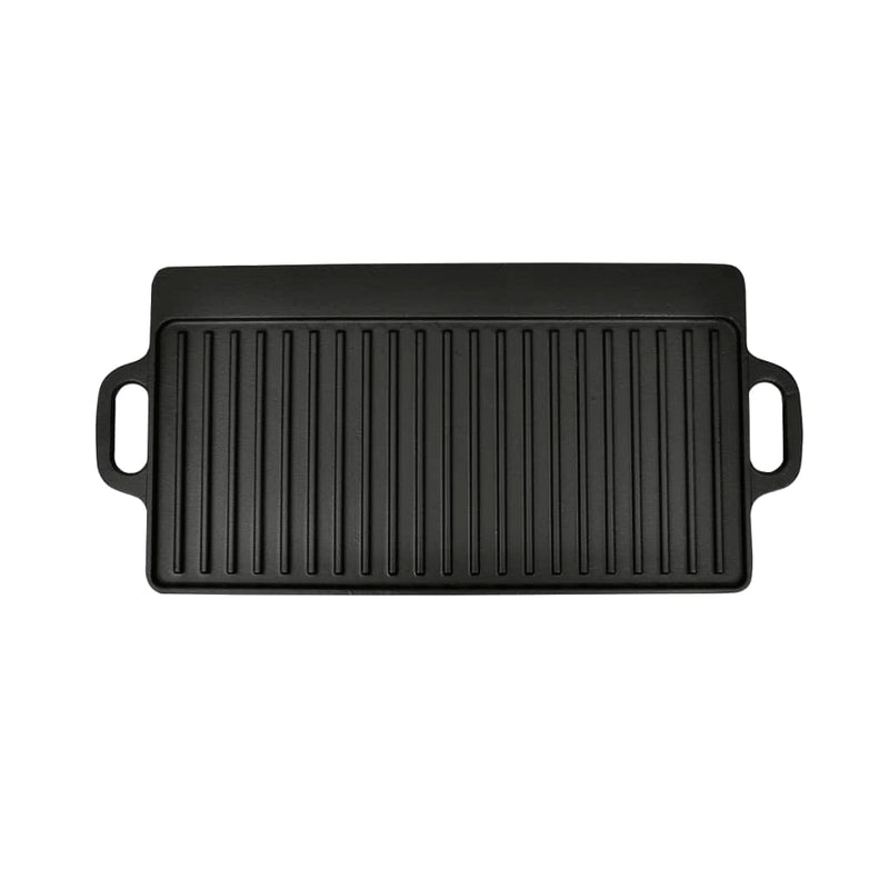 Load image into Gallery viewer, Vidaxl grillplaat dubbelzijdig 50x23 cm gietijzer
