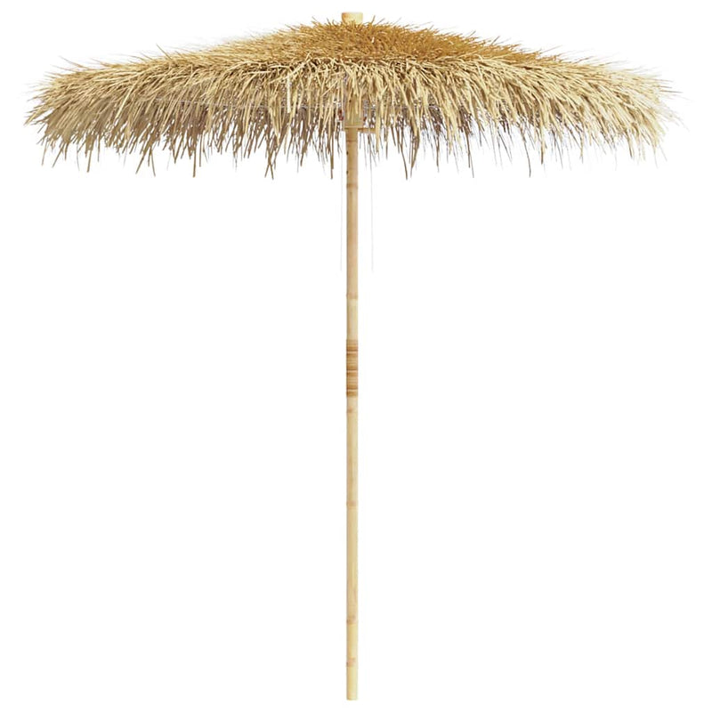 Load image into Gallery viewer, Vidaxl parasol van bamboe met dak van bananenbladeren 210 cm
