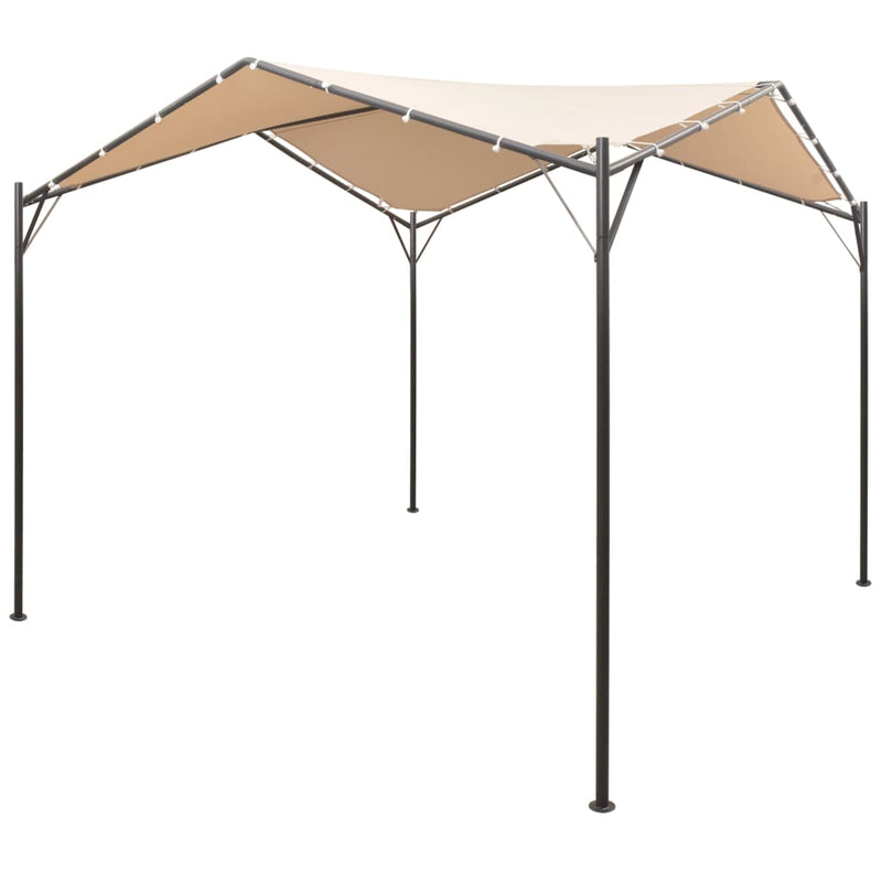 Load image into Gallery viewer, Vidaxl prieel 4x4 m staal beige
