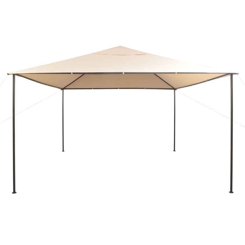 Afbeelding laden in galerijviewer, Vidaxl prieel 4x4 m staal beige
