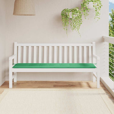 Vidaxl tuinbankkussen 180x50x3 cm oxford stof groen