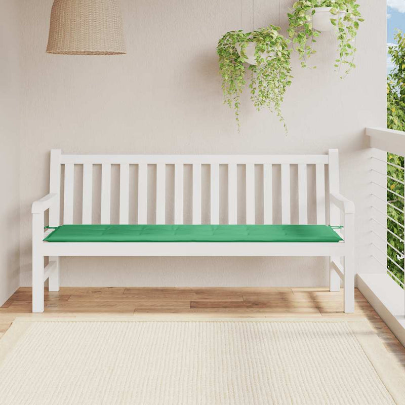 Load image into Gallery viewer, Vidaxl tuinbankkussen 180x50x3 cm oxford stof groen
