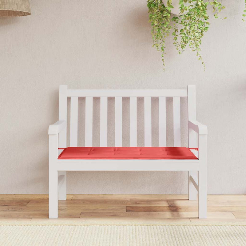 Load image into Gallery viewer, Vidaxl tuinbankkussen 120x50x4 cm oxford stof rood
