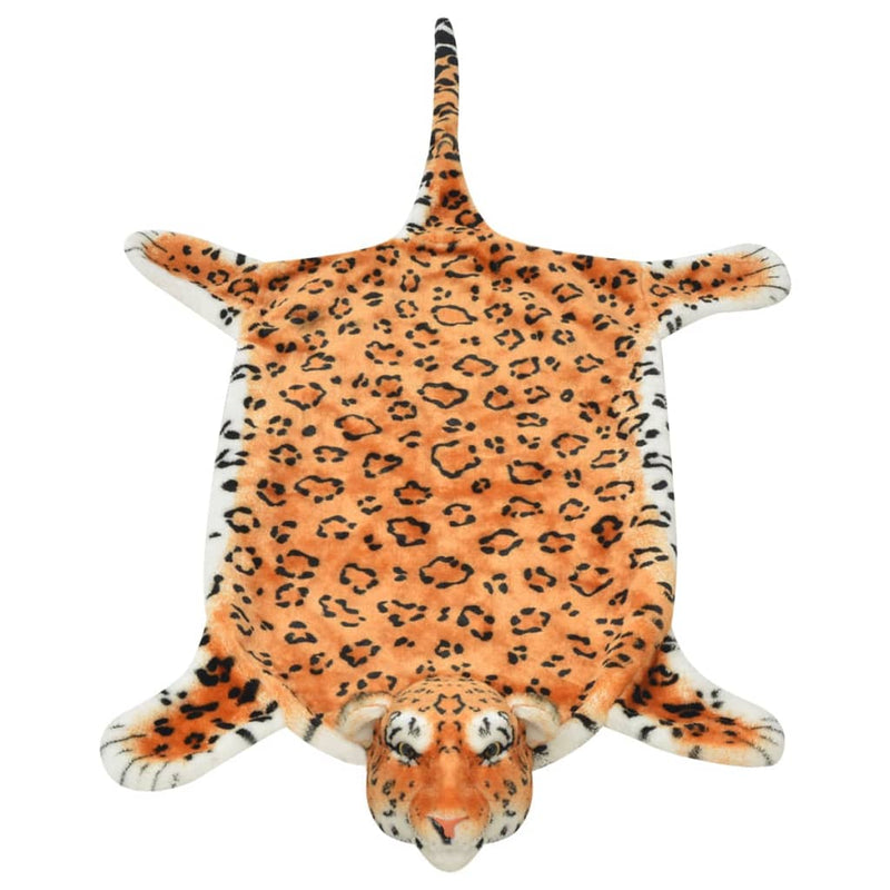 Laden Sie das Bild in Galerie -Viewer, Vidaxl luipaardvloerkleed pluche 139 cm bruin
