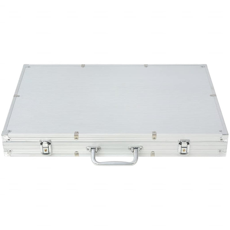 Chargez l'image dans la visionneuse de la galerie, Vidaxl pokerset met 1000 laser chips aluminium
