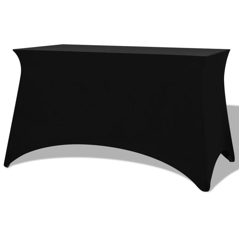 Load image into Gallery viewer, Vidaxl tafelhoes stretch zwart 120x60,5x74 cm 2 st
