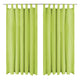 Vidaxl micro-satijnen gordijnen met lussen 140x175 cm groen 2 st
