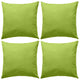 Vidaxl buitenkussens 45x45 cm appeltjesgroen 4 st