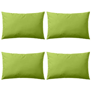 Vidaxl buitenkussens 60x40 cm appeltjesgroen 4 st