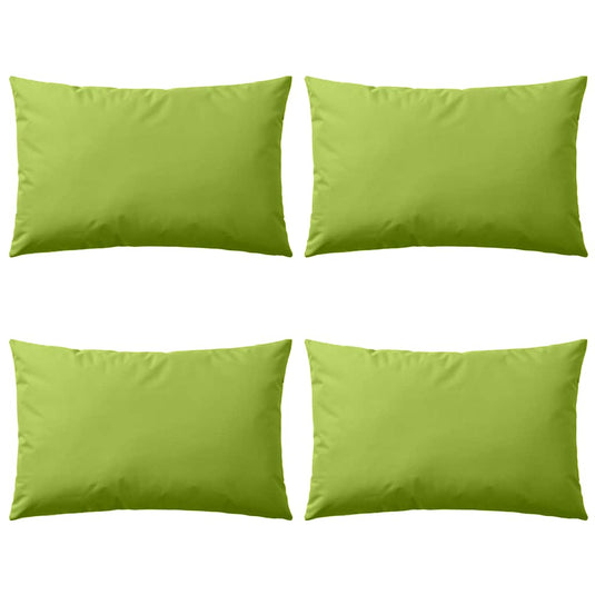 Vidaxl buitenkussens 60x40 cm appeltjesgroen 4 st
