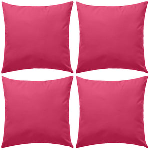 Vidaxl buitenkussens 45x45 cm roze 4 st