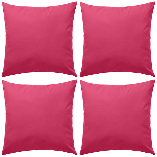Vidaxl buitenkussens 45x45 cm roze 4 st
