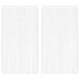 Vidaxl draadgordijnen 2 st 140x250 cm wit