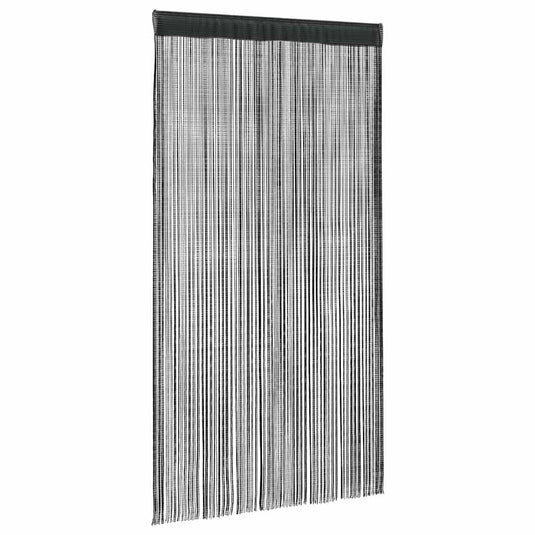Vidaxl draadgordijnen 2 st 140x250 cm zwart