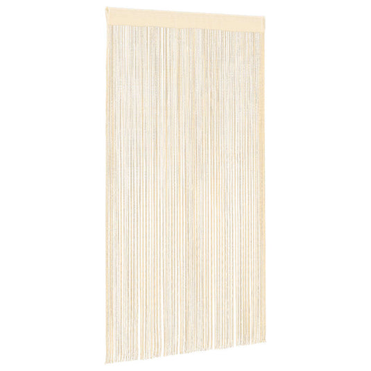 Vidaxl draadgordijnen 100x250 cm crème 2 st