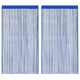 Vidaxl draadgordijnen 100x250 cm blauw 2 st