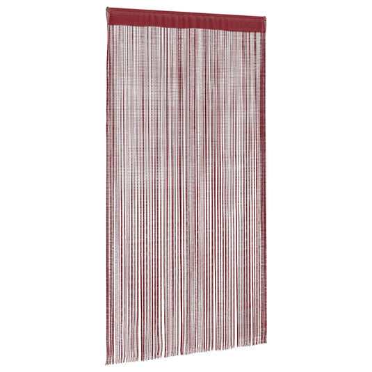 Vidaxl dradengordijnen 100x250 cm wijnrood 2 st