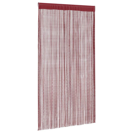 Vidaxl draadgordijnen 140x250 cm wijnrood 2 st