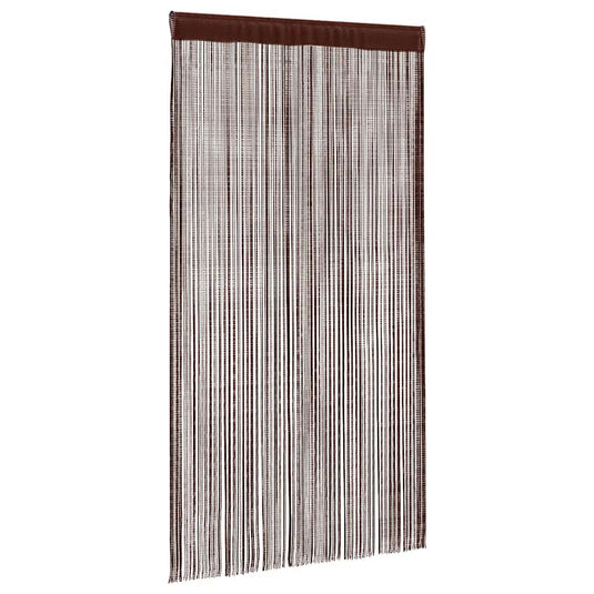 Vidaxl draadgordijnen 140x250 cm bruin 2 st