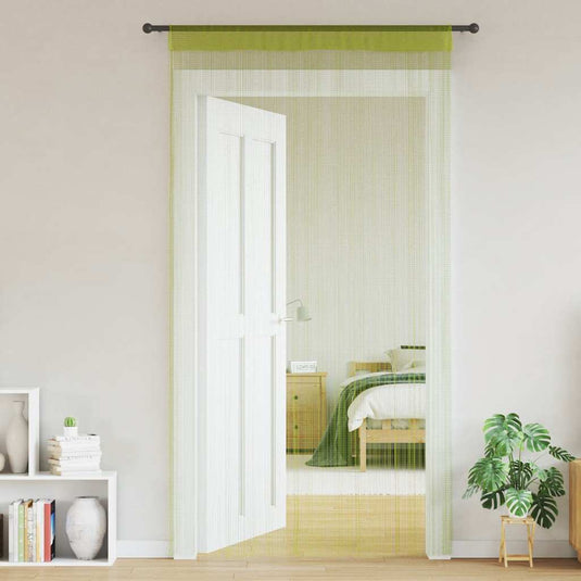 Vidaxl draadgordijnen 140x250 cm groen 2 st