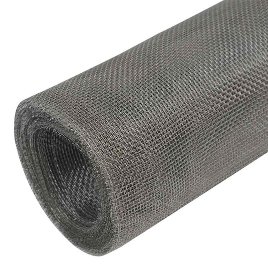 Vidaxl gaas 100x1000 cm roestvrij staal zilverkleurig
