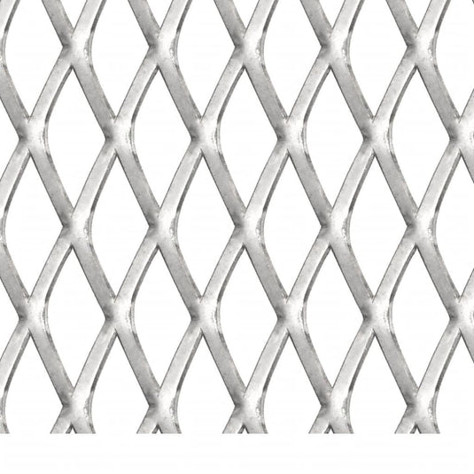 Vidaxl draadhek 50x50 cm 20x10x2 mm roestvrij staal