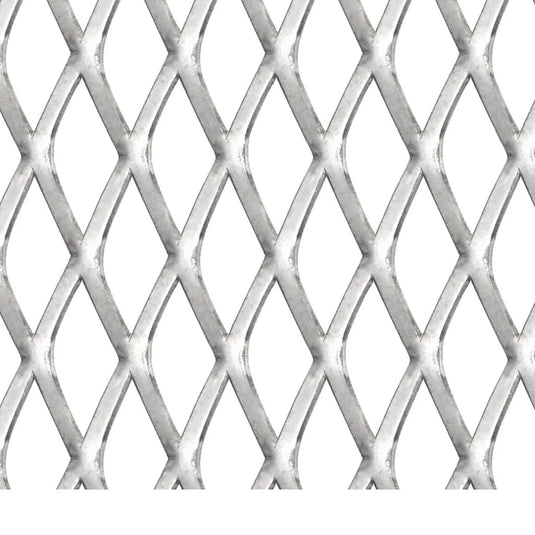 Vidaxl draadhek 50x50 cm 30x17x2,5 mm roestvrij staal