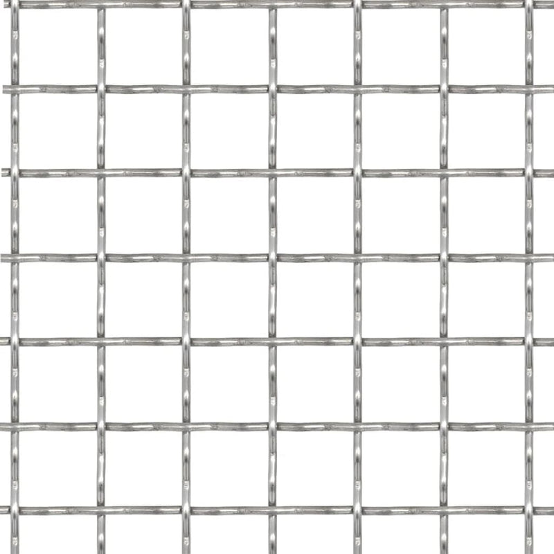 Load image into Gallery viewer, Vidaxl draadhek geweven gaas 50x50 cm 11x11x2 mm roestvrij staal
