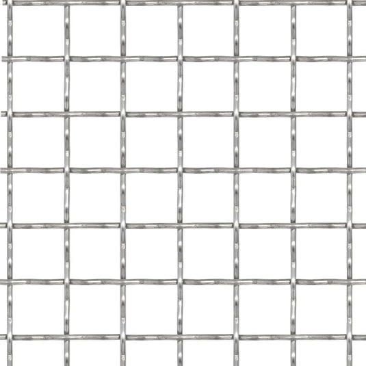 Vidaxl draadhek geweven gaas 50x50 cm 11x11x2 mm roestvrij staal