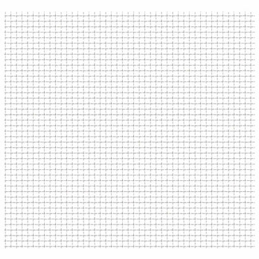 Vidaxl draadhek geweven gaas 50x50 cm 21x21x2,5 mm roestvrij staal