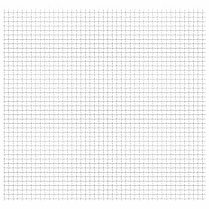 Vidaxl draadhek geweven gaas 50x50 cm 21x21x2,5 mm roestvrij staal