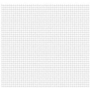 Vidaxl draadhek geweven gaas 100x85 cm 21x21x2,5 mm roestvrij staal