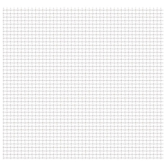 VidaXL Draadhek geweven gaas 100x85 cm 21x21x2,5 mm roestvrij staal