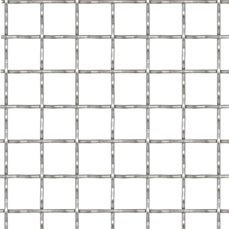 Load image into Gallery viewer, VidaXL Draadhek geweven gaas 50x50 cm 31x31x3 mm roestvrij staal
