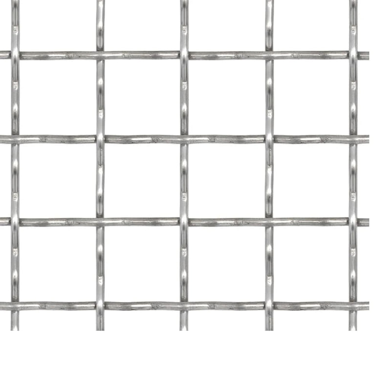 Load image into Gallery viewer, Vidaxl draadhek geweven gaas 100x85 cm 31x31x3 mm roestvrij staal
