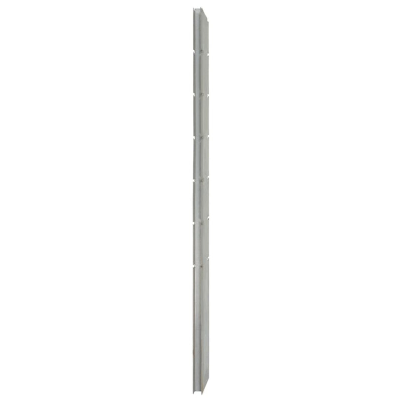 Load image into Gallery viewer, VidaXL Schanskorfpaal 180 cm gegalvaniseerd staal zilverkleurig
