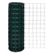 Vidaxl euro hek 10x1,7 m staal groen
