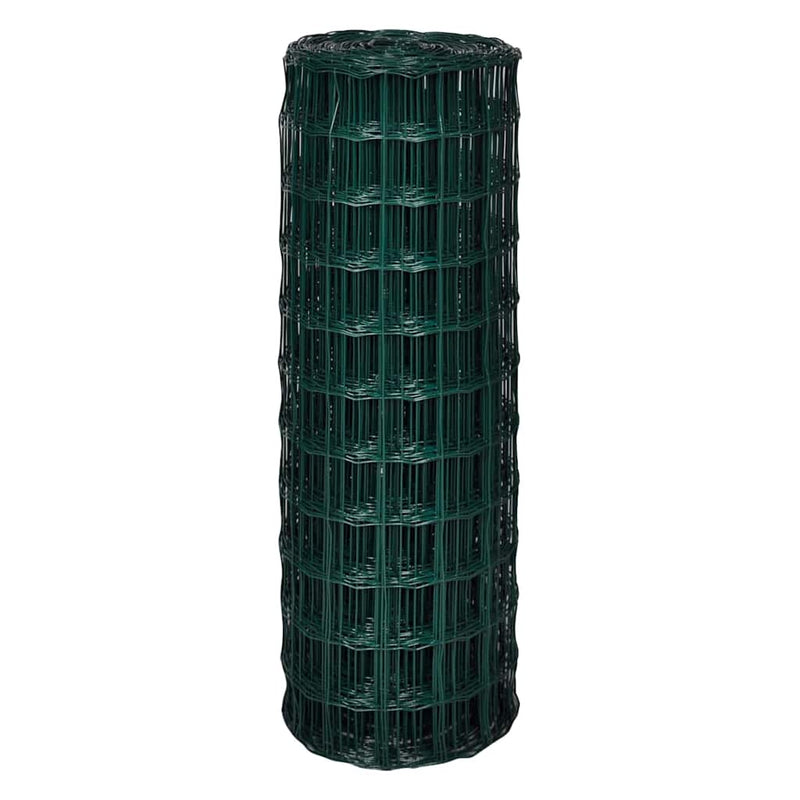 Chargez l'image dans la visionneuse de la galerie, Vidaxl euro hek 10x1,7 m staal groen
