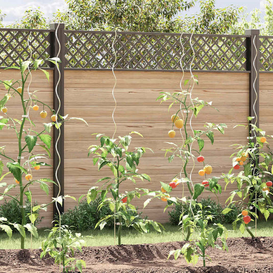 Vidaxl plantenstok spiraal 170 cm gegalvaniseerd staal 50 st