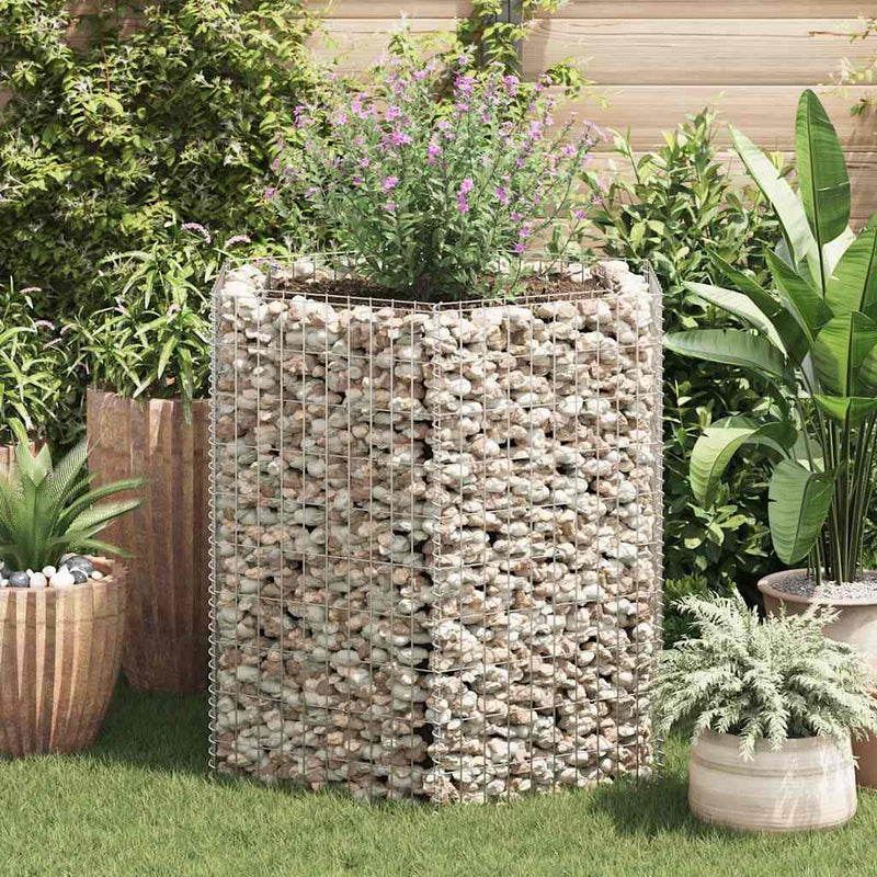 Load image into Gallery viewer, Vidaxl gabion plantenbak verhoogd zeshoekig 100x90x100 cm
