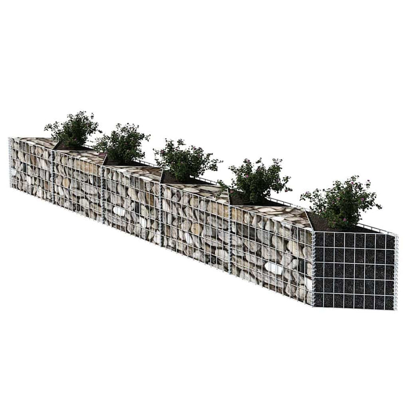 Load image into Gallery viewer, Vidaxl gabion mand 300x30x50 cm gegalvaniseerd staal
