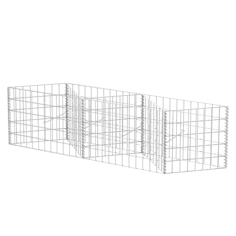 Load image into Gallery viewer, Vidaxl gabion mand 120x30x50 cm gegalvaniseerd staal
