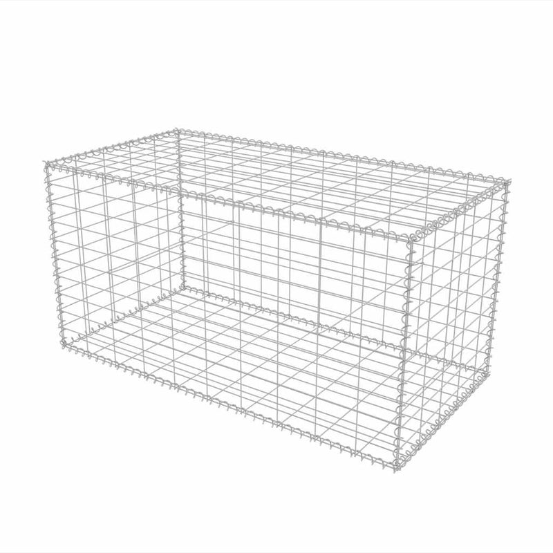 Load image into Gallery viewer, Vidaxl gabion mand 100x50x50 cm gegalvaniseerd staal
