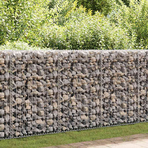 Vidaxl gabion mand 100x50x100 cm gegalvaniseerd staal