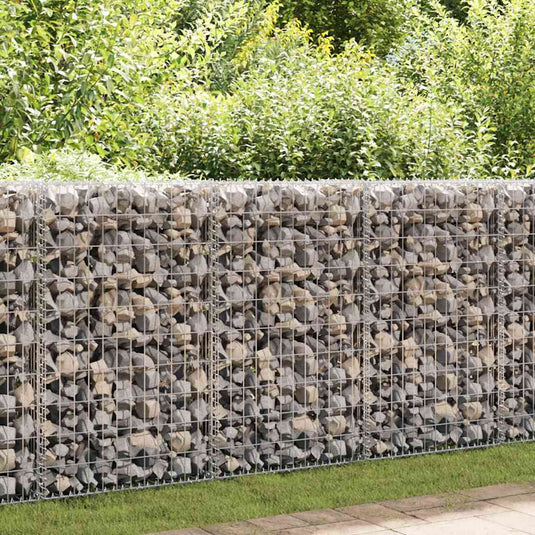 Vidaxl gabion mand 200x50x100 cm gegalvaniseerd staal
