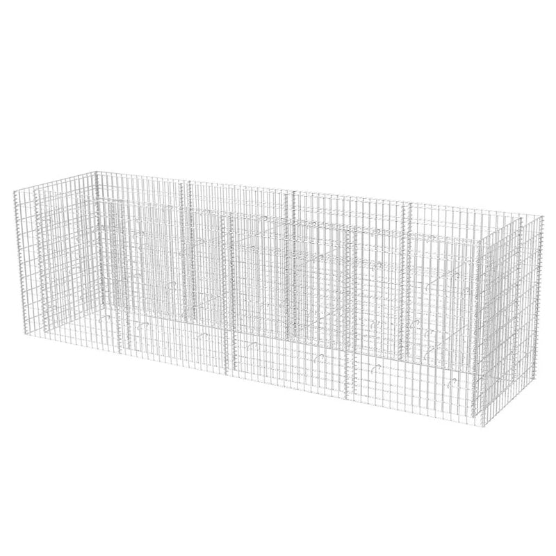 Load image into Gallery viewer, VidaXL Gabion plantenbak verhoogd 360x90x100 cm staal
