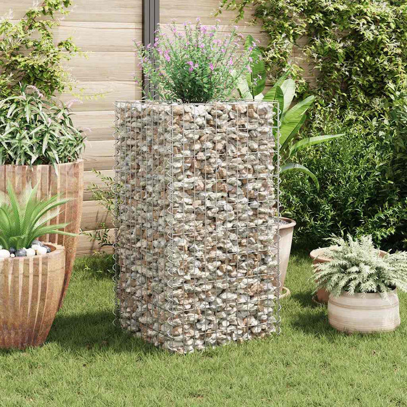 Load image into Gallery viewer, Vidaxl gabion plantenbak verhoogd 50x50x100 cm staal
